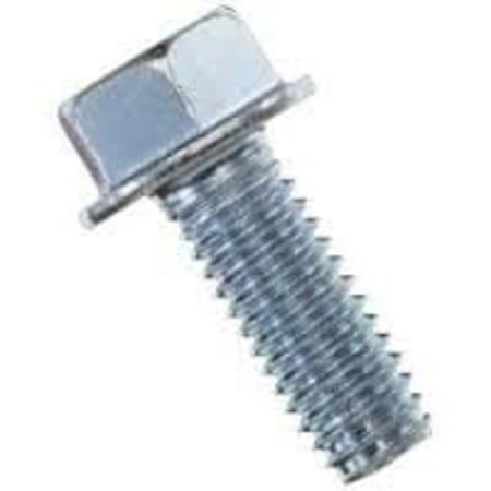 NEWPORT FASTENERS Thread Forming Screw, #8-32 x 3/4 in, Zinc Plated Steel Hex Head Slotted Drive, 7000 PK 605364-7000